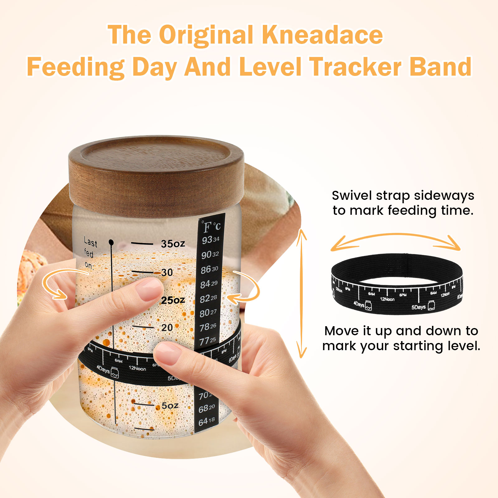 Sourdough Starter Jar Kit 1000 - Kitchen Baking Containers recensie en prijs