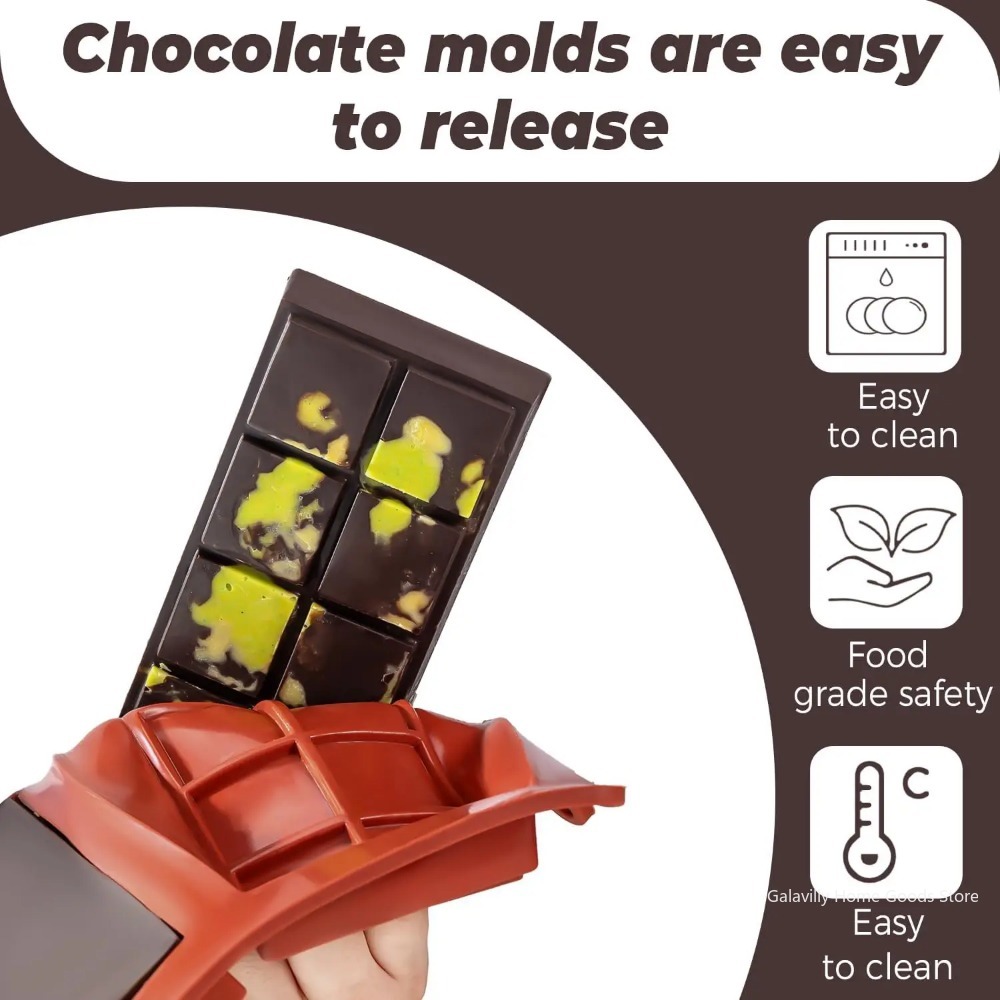 Dubai Chocolate Mold Bar Pista - Kitchen Tools For Baking recensie en prijs