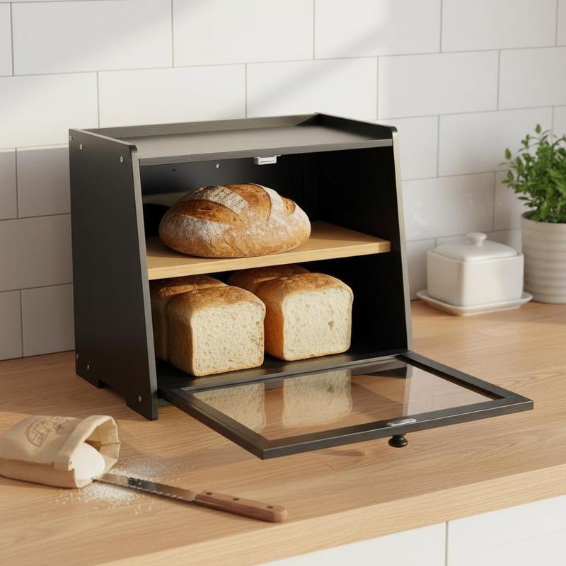 Double Layer Bread Box for Kit - Kitchen Baking Containers recensie en prijs