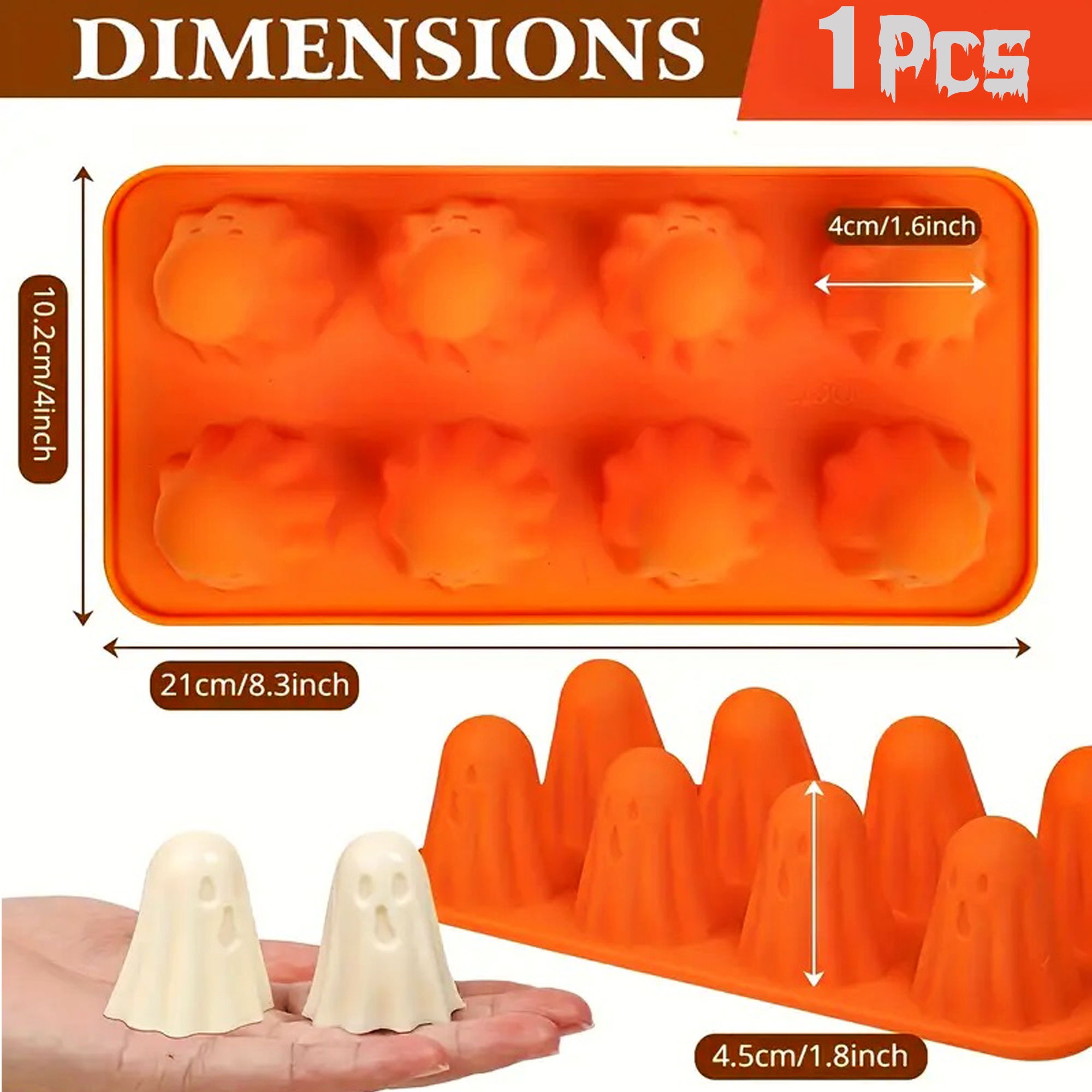 1 Pack Silicone Halloween Cand - Silicone Cake Mold recensie en prijs