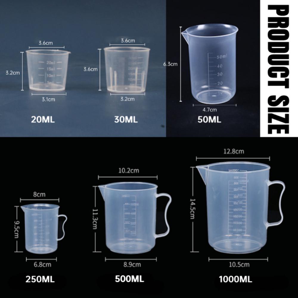 20/30/50/250/500/1000ml  Clear - Kitchen Baking Containers recensie en prijs
