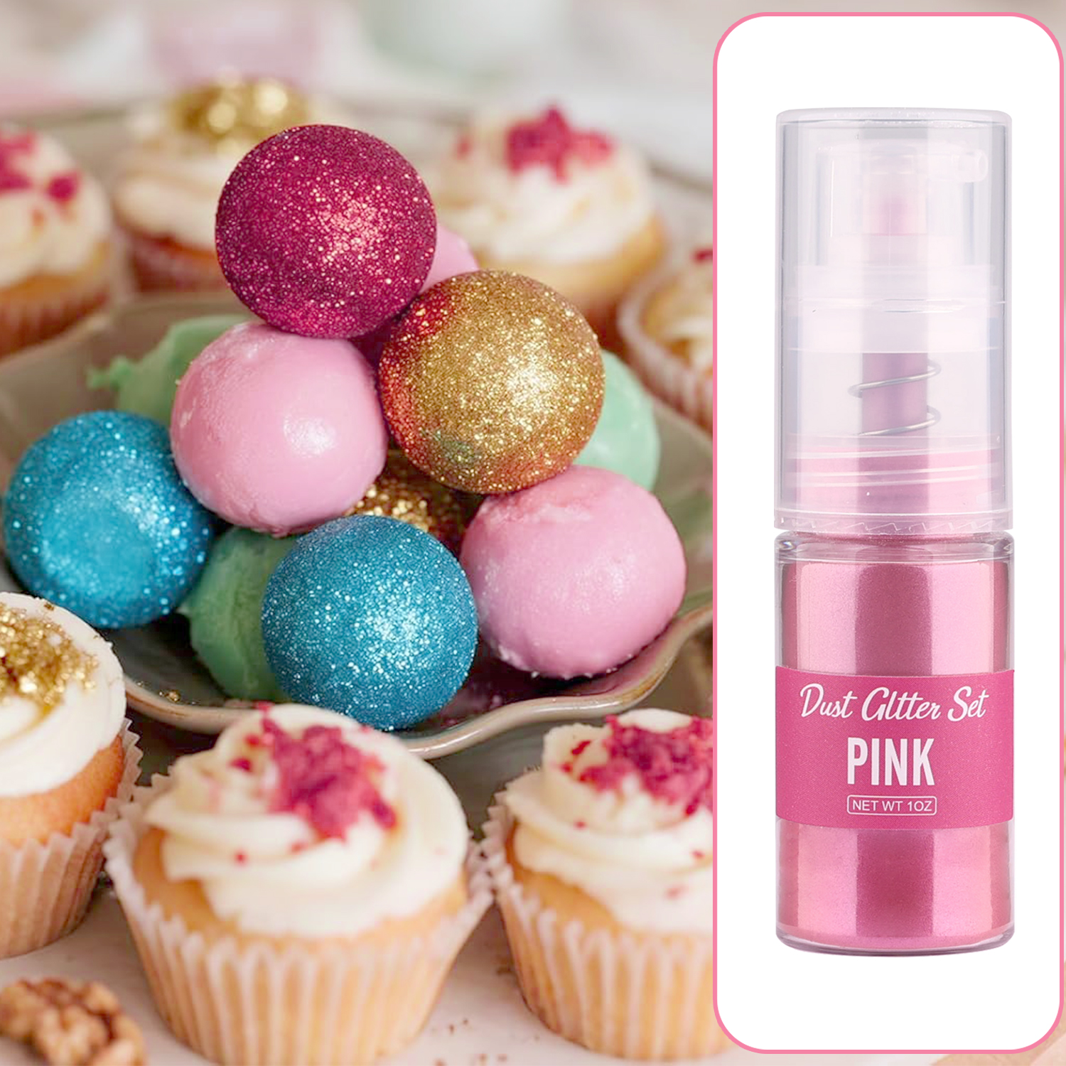 Glitter cake decoration golden - Kitchen Tools For Baking recensie en prijs