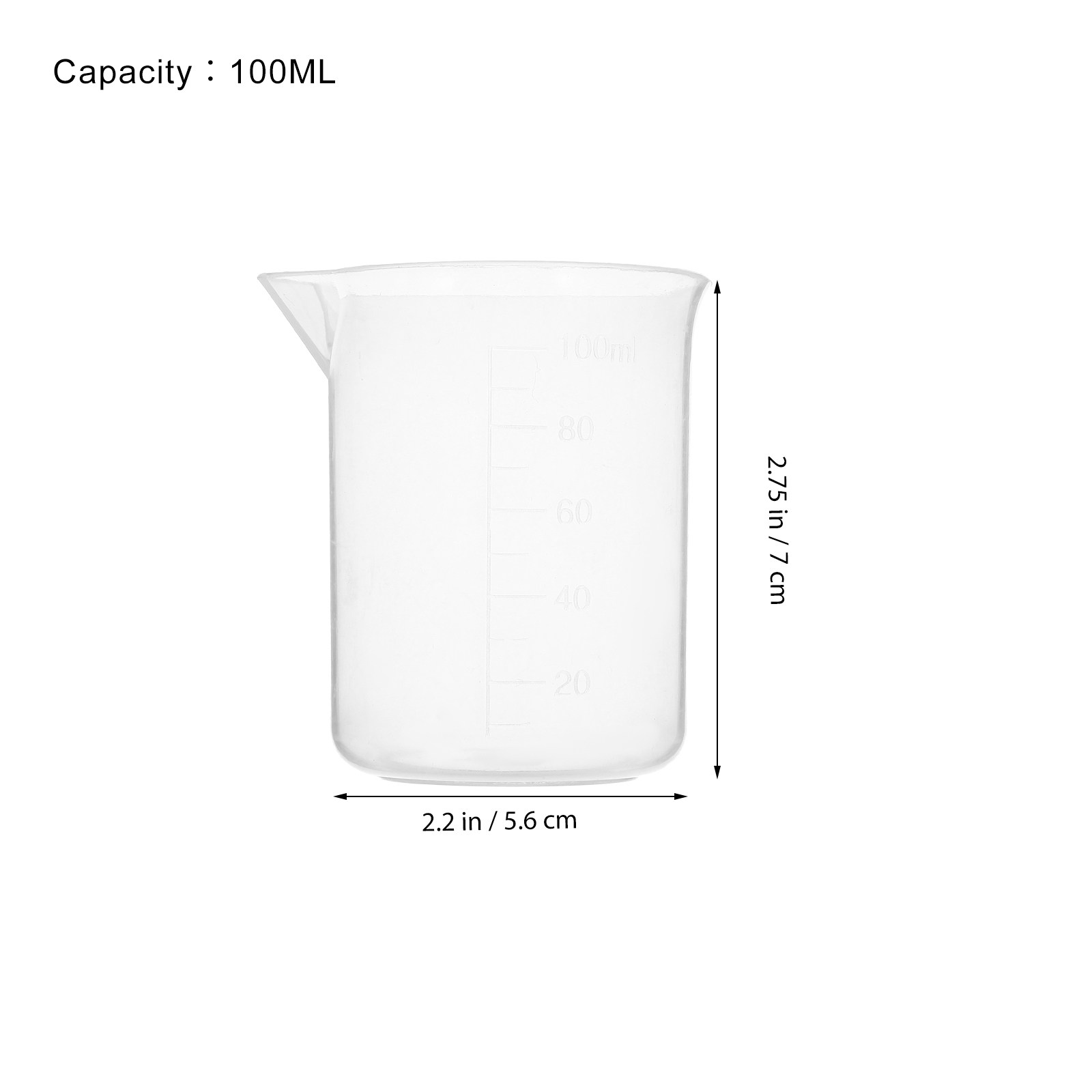 20Pcs 100Ml PP Plastic Graduat - Kitchen Baking Storage Containers recensie en prijs