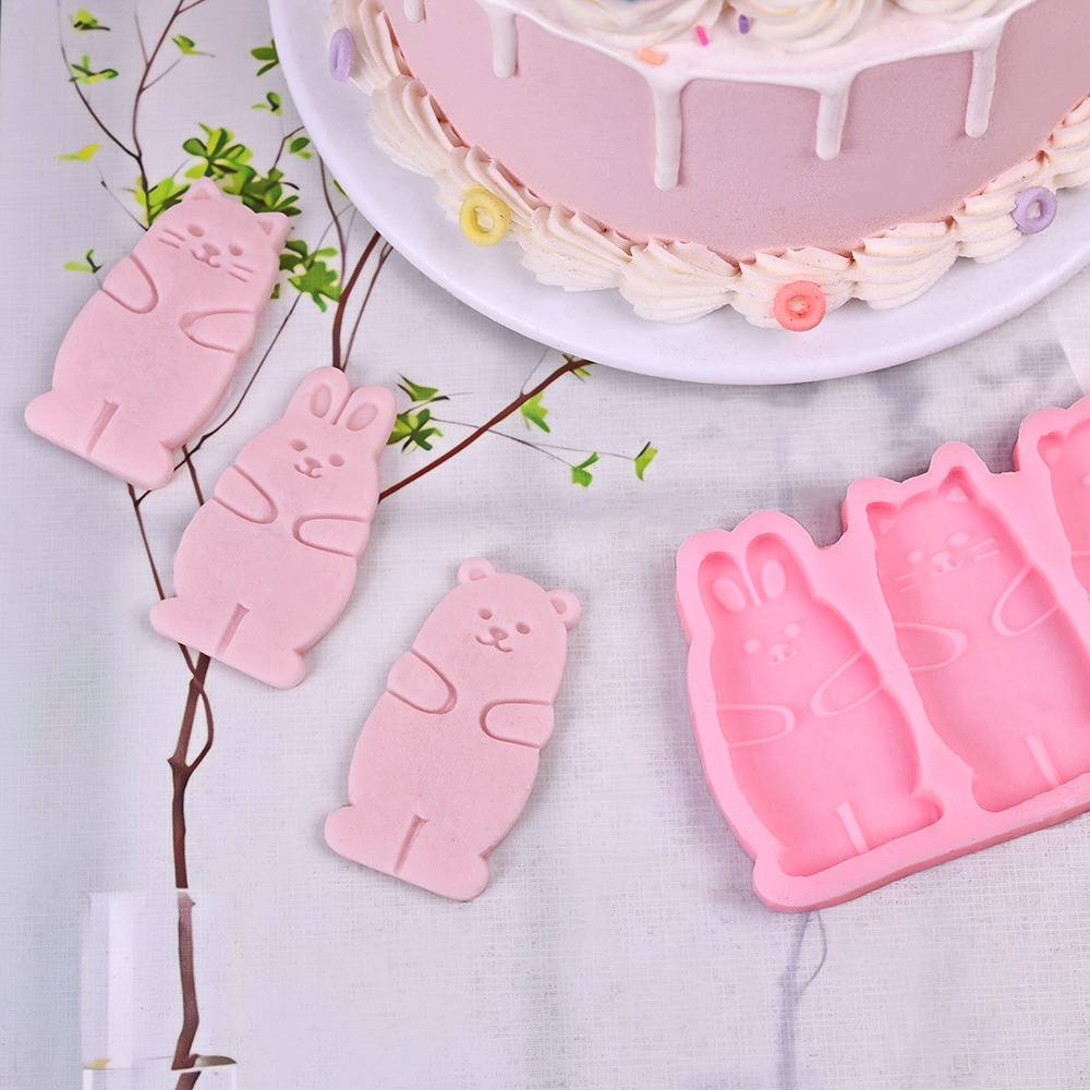 1pc Cartoon Triple Link Rabbit - Kitchen Tools In Baking recensie en prijs