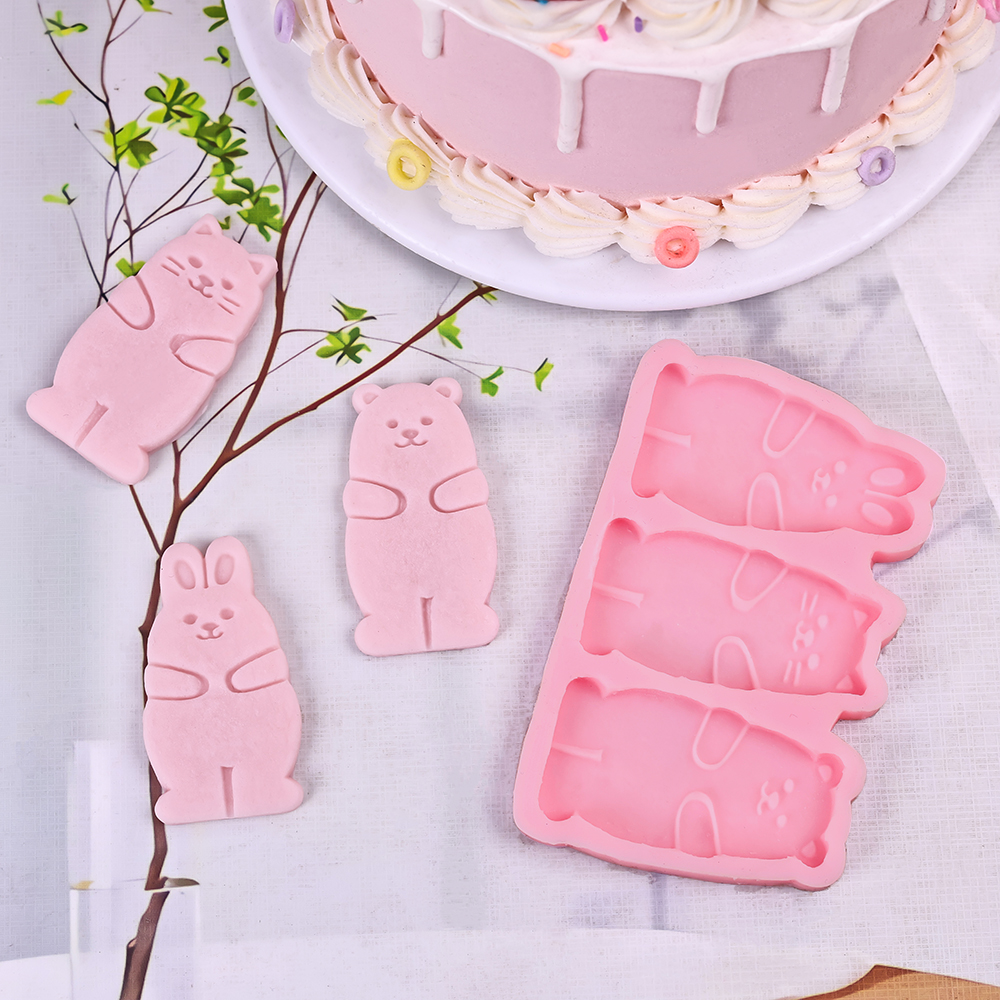 1pc Cartoon Triple Link Rabbit - Kitchen Tools In Baking recensie en prijs