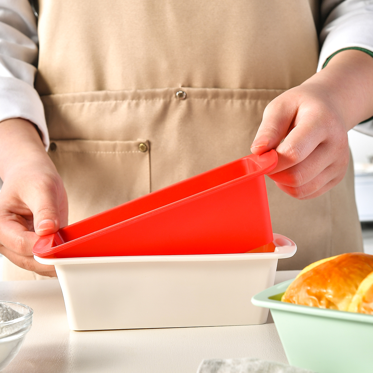 1/4Pcs Household Rectangular S - Kitchen Baking Ware recensie en prijs