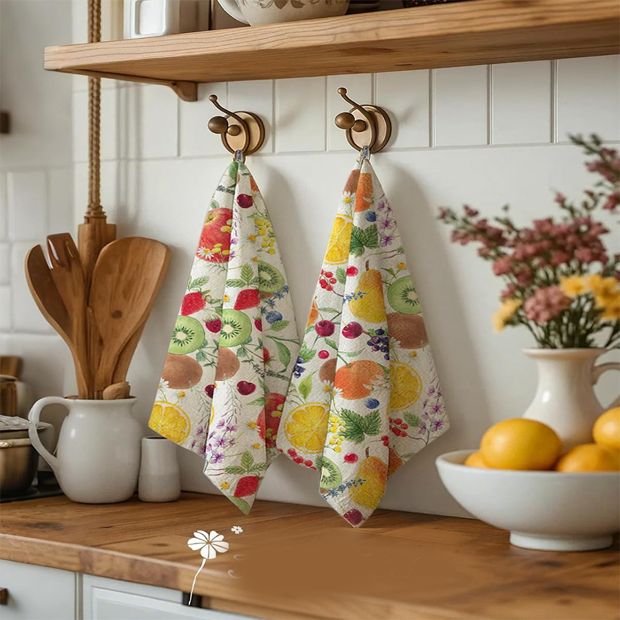 2Pcs, Fruit Party Kitchen Towe - Kitchen And Baking Life recensie en prijs