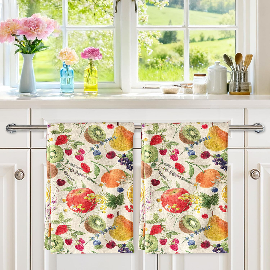 2Pcs, Fruit Party Kitchen Towe - Kitchen And Baking Life recensie en prijs