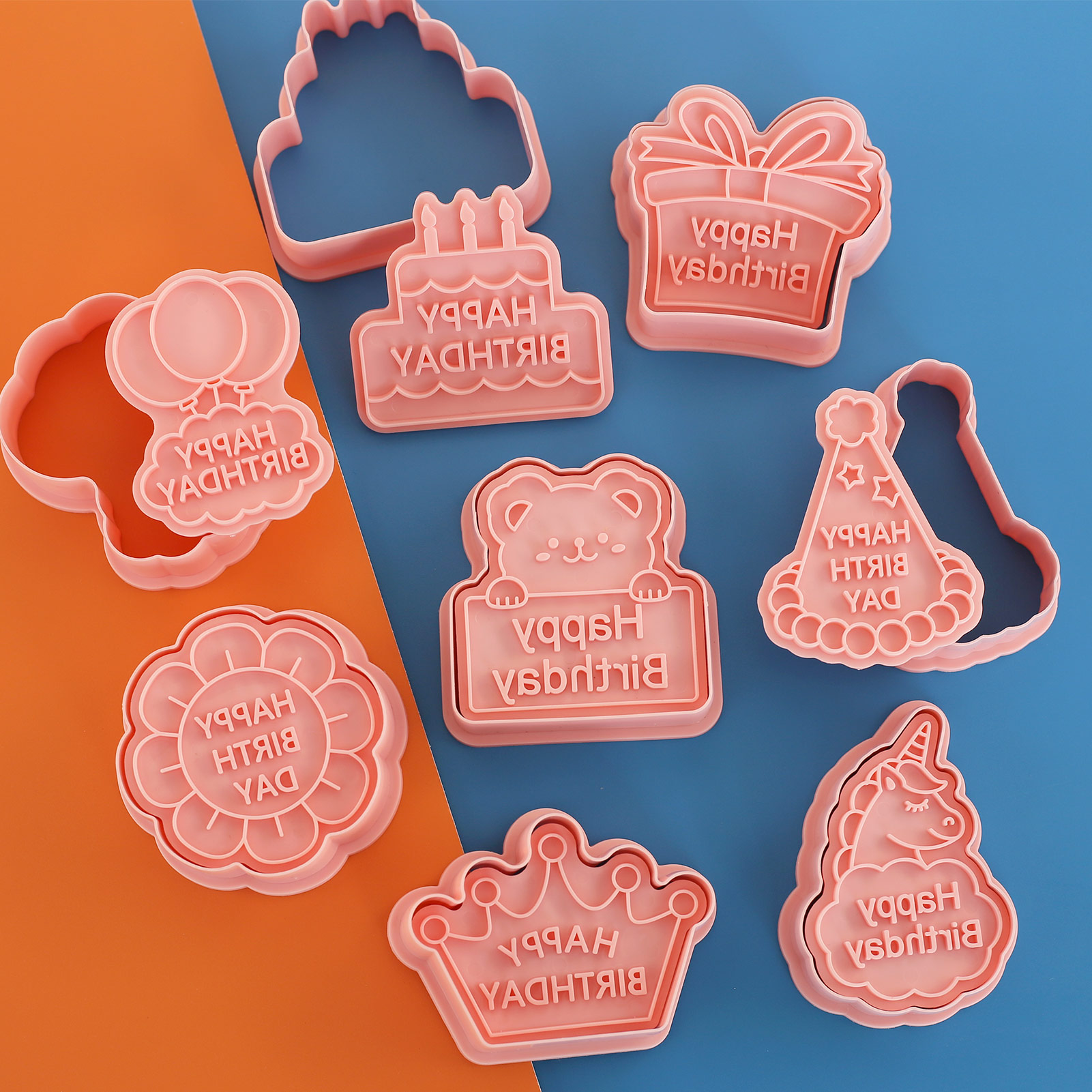 8pcs Happy Birthday Cookie Cut - Kitchen Tools In Baking recensie en prijs
