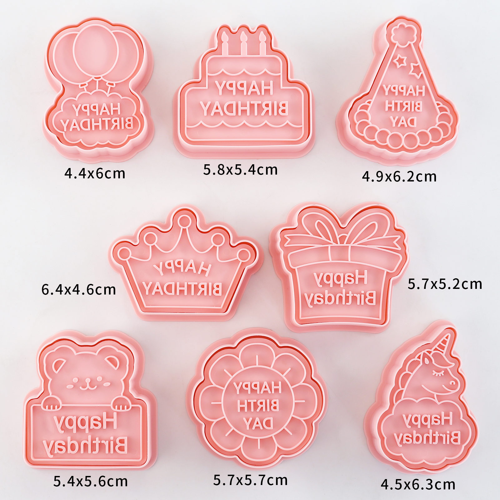 8pcs Happy Birthday Cookie Cut - Kitchen Tools In Baking recensie en prijs