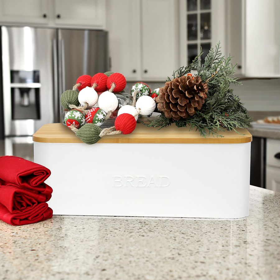 White Bread Box for Kitchen Co - Kitchen Baking Containers recensie en prijs
