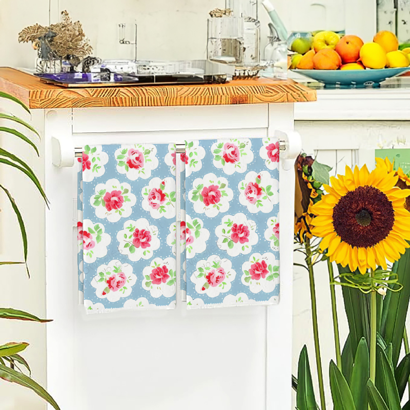 2Pcs, Blue Background with Pin - Kitchen And Baking Life recensie en prijs