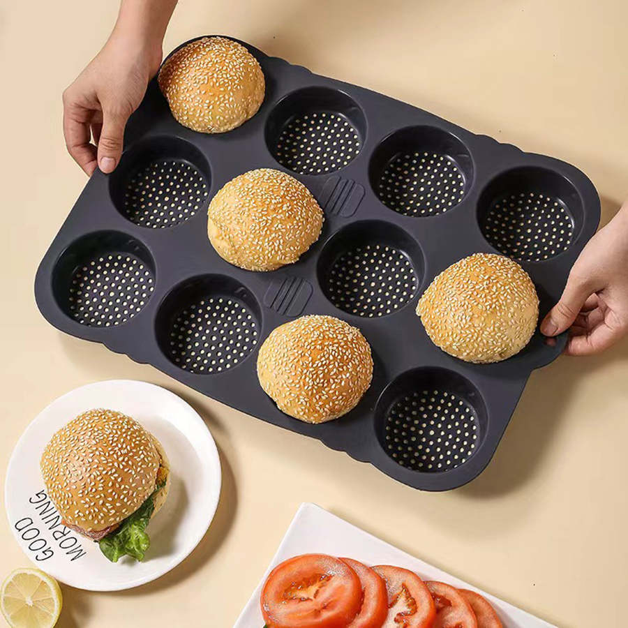 1PC Hamburger Bread mold 12-ho - Kitchen Baking Ware recensie en prijs