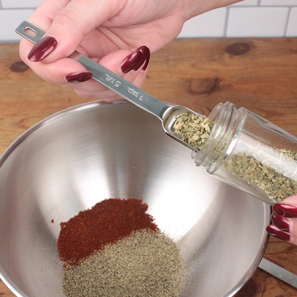 6Pcs Stainless Steel Measuring - Kitchen Baking Scale recensie en prijs