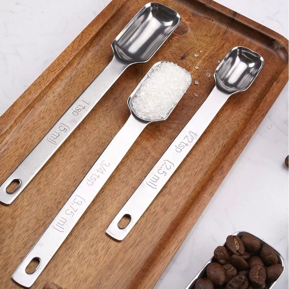 6Pcs Stainless Steel Measuring - Kitchen Baking Scale recensie en prijs