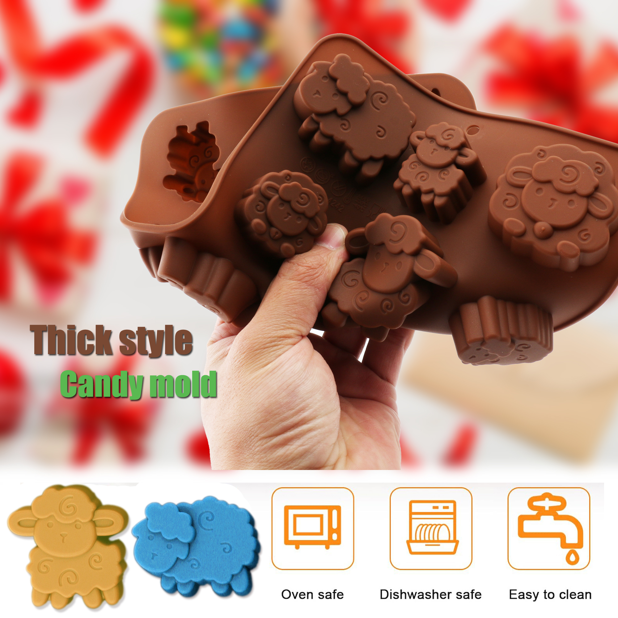 1pack silicone Eid lamb candy  - Silicone Cake Mold recensie en prijs