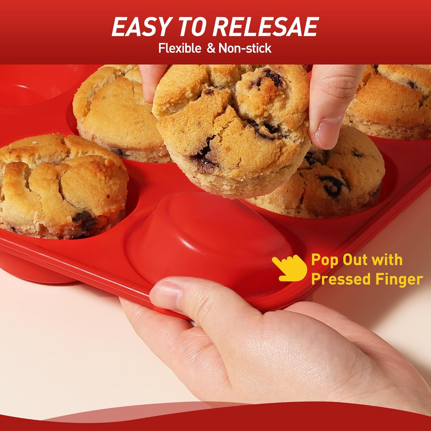 2 Pack 12 Cups Silicone Muffin - Muffin Tin Nonstick recensie en prijs