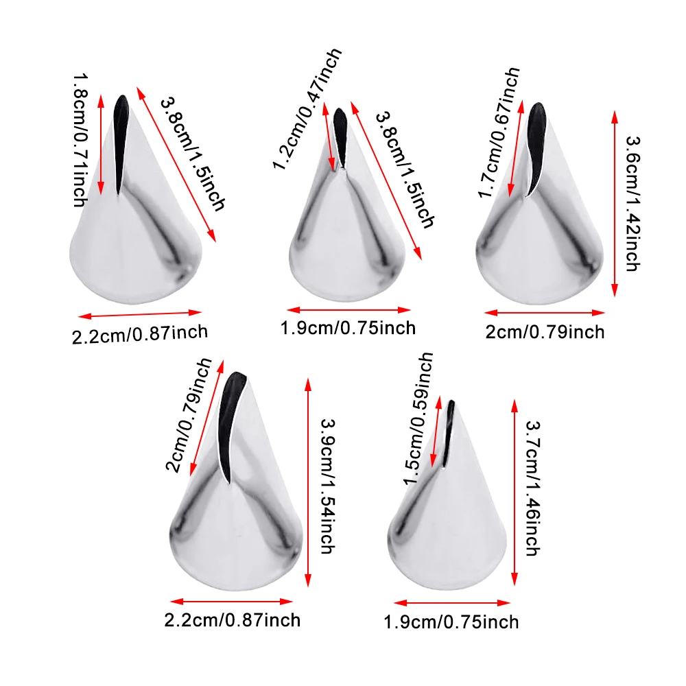 5pcs Flower Tulips Rose Nozzle - Kitchen Baking Products recensie en prijs