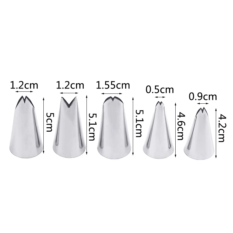 5pcs Flower Tulips Rose Nozzle - Kitchen Baking Products recensie en prijs
