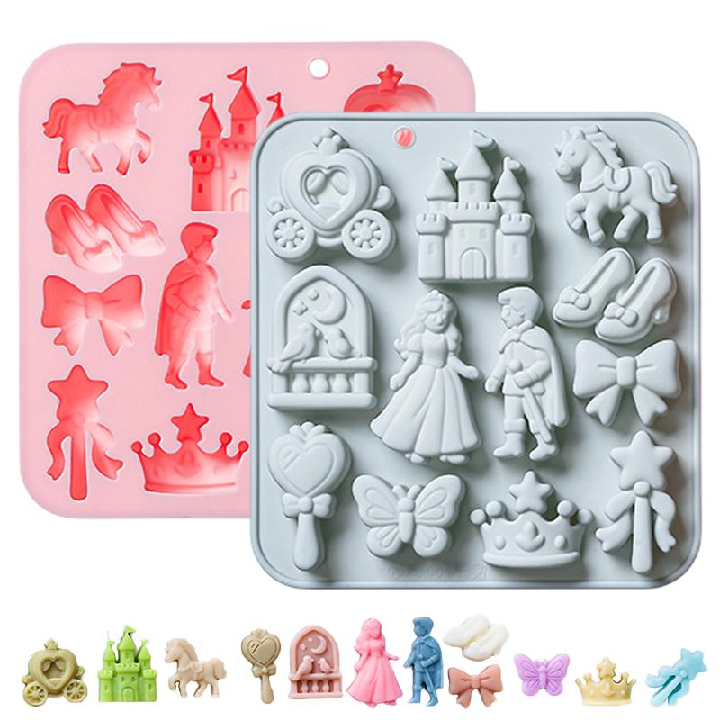 HOT!12 Cavity Prince, Princess - Silicone Cake Mold recensie en prijs