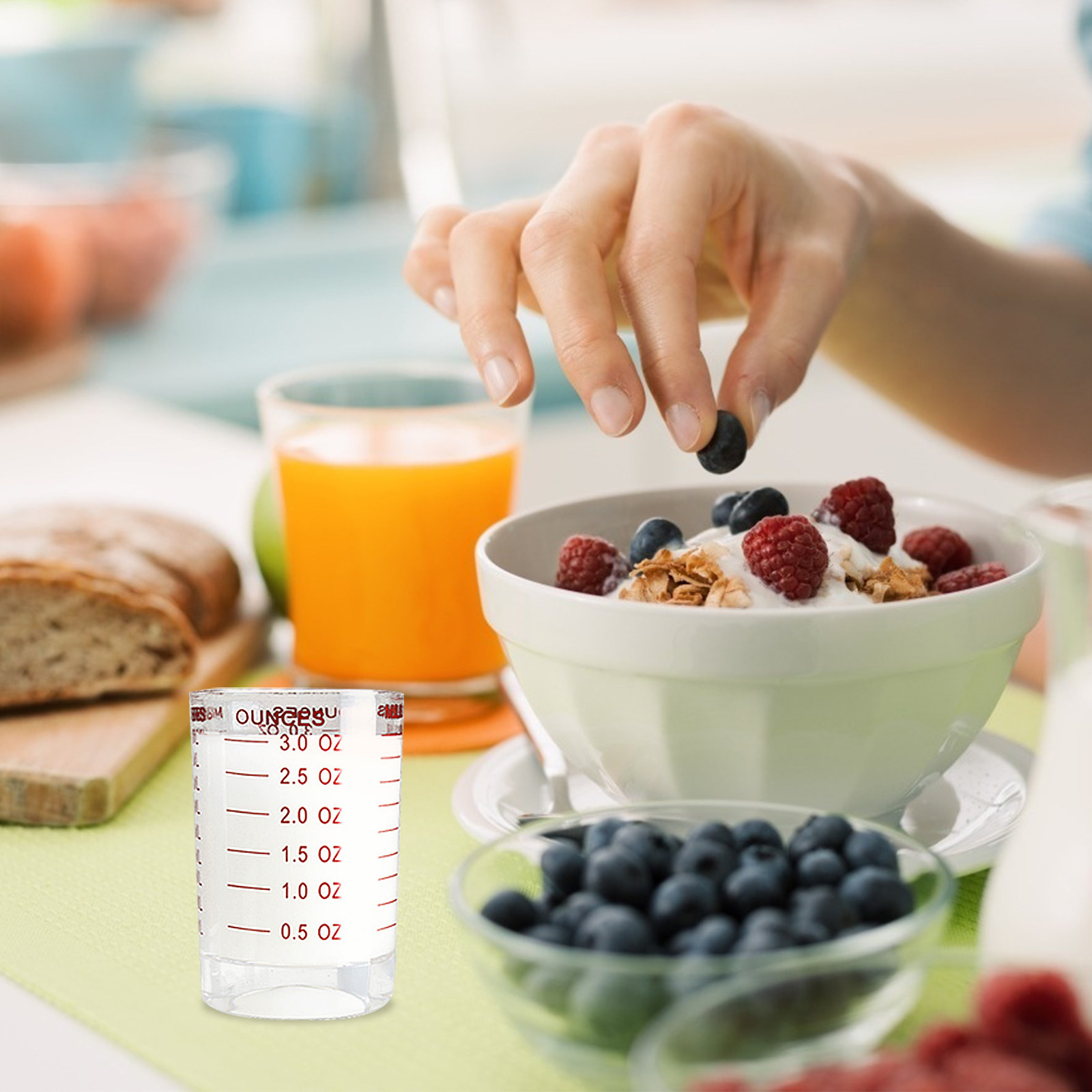 3Pcs Transparent High Quality  - Kitchen Baking Scale recensie en prijs
