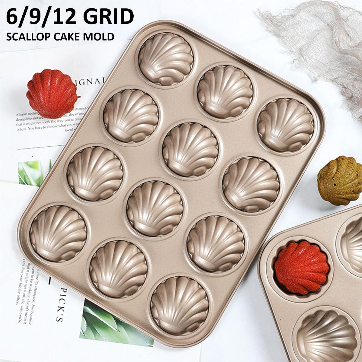 Madeleine Mold Shell Shape Bak - Kitchen Baking Ware recensie en prijs