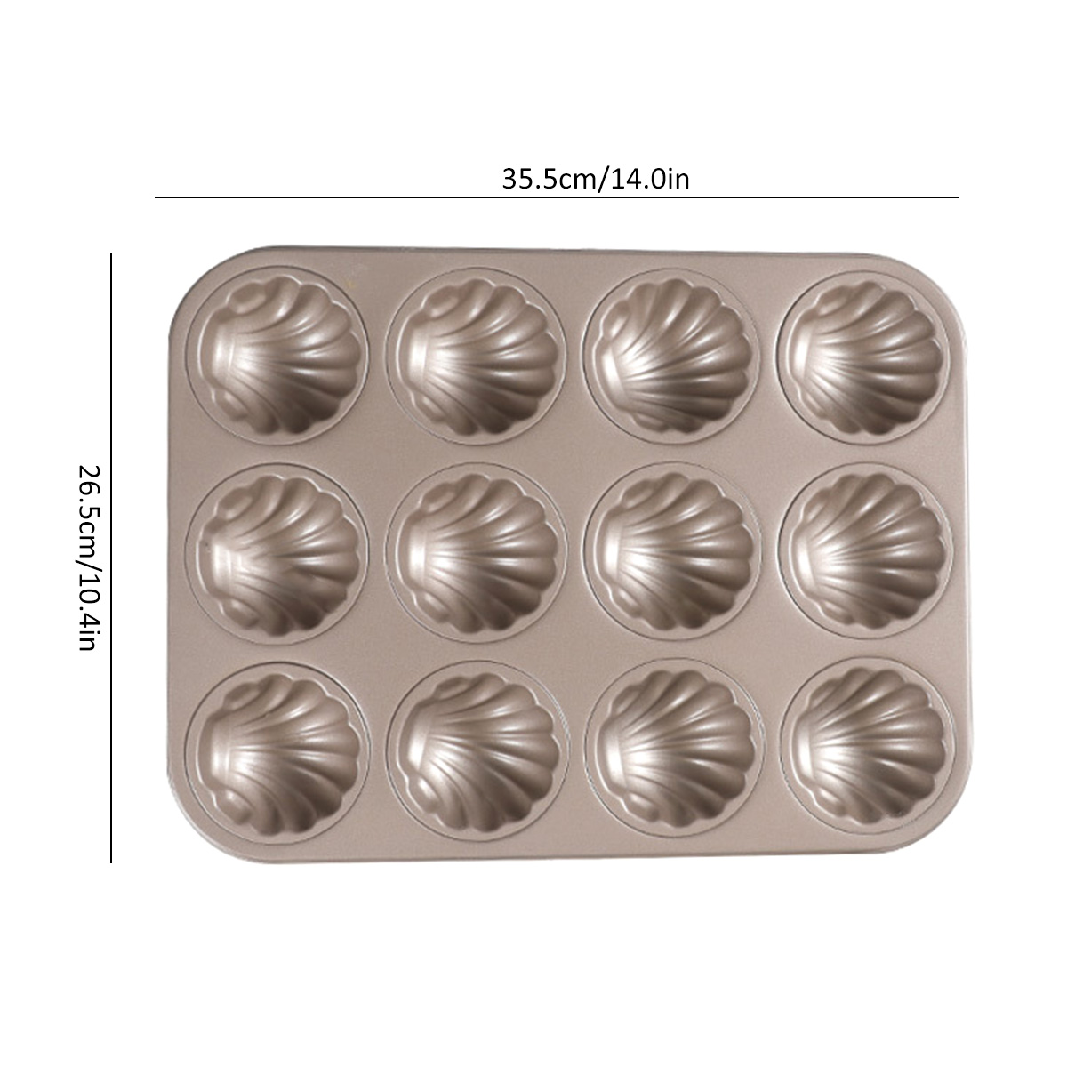 Madeleine Mold Shell Shape Bak - Kitchen Baking Ware recensie en prijs