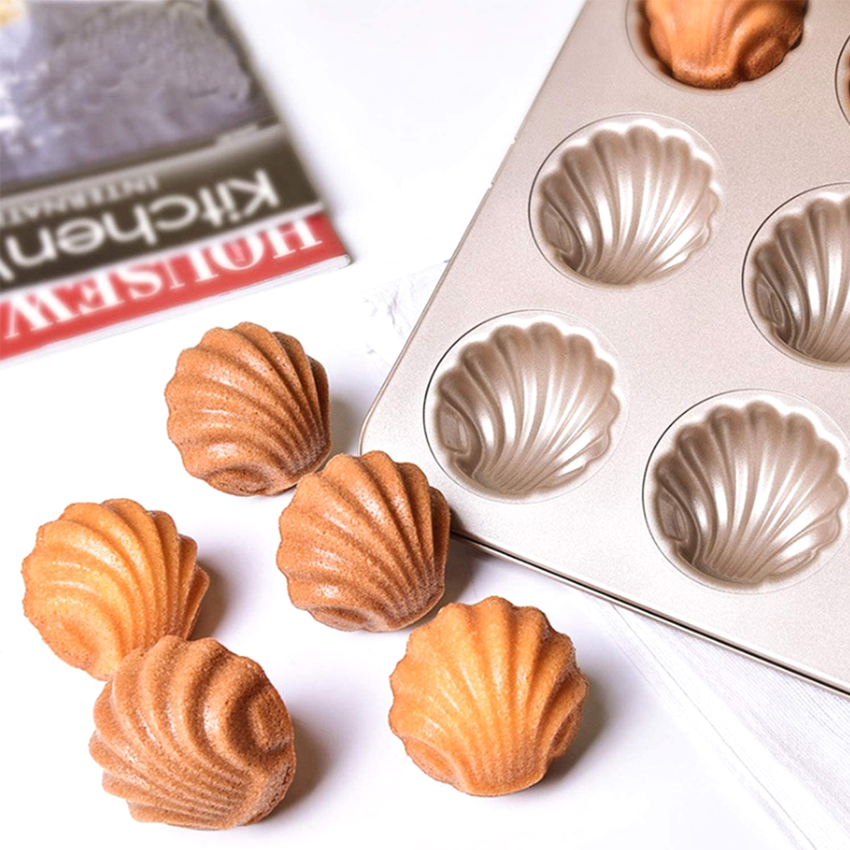 Madeleine Mold Shell Shape Bak - Kitchen Baking Ware recensie en prijs
