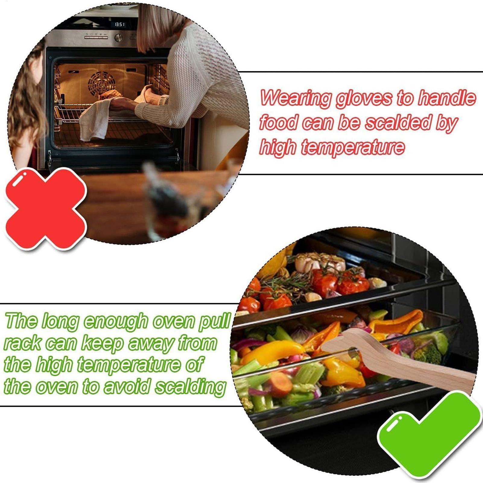 Oven Rack Puller Tool Wooden L - Cool Kitchen Baking Gadgets recensie en prijs