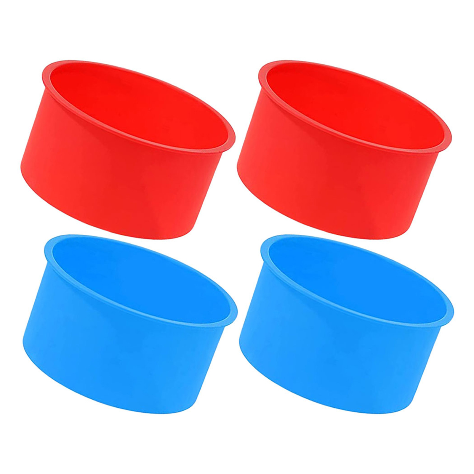 4Pcs Silicone Cake Mold Non-St - Muffin Tin Nonstick recensie en prijs