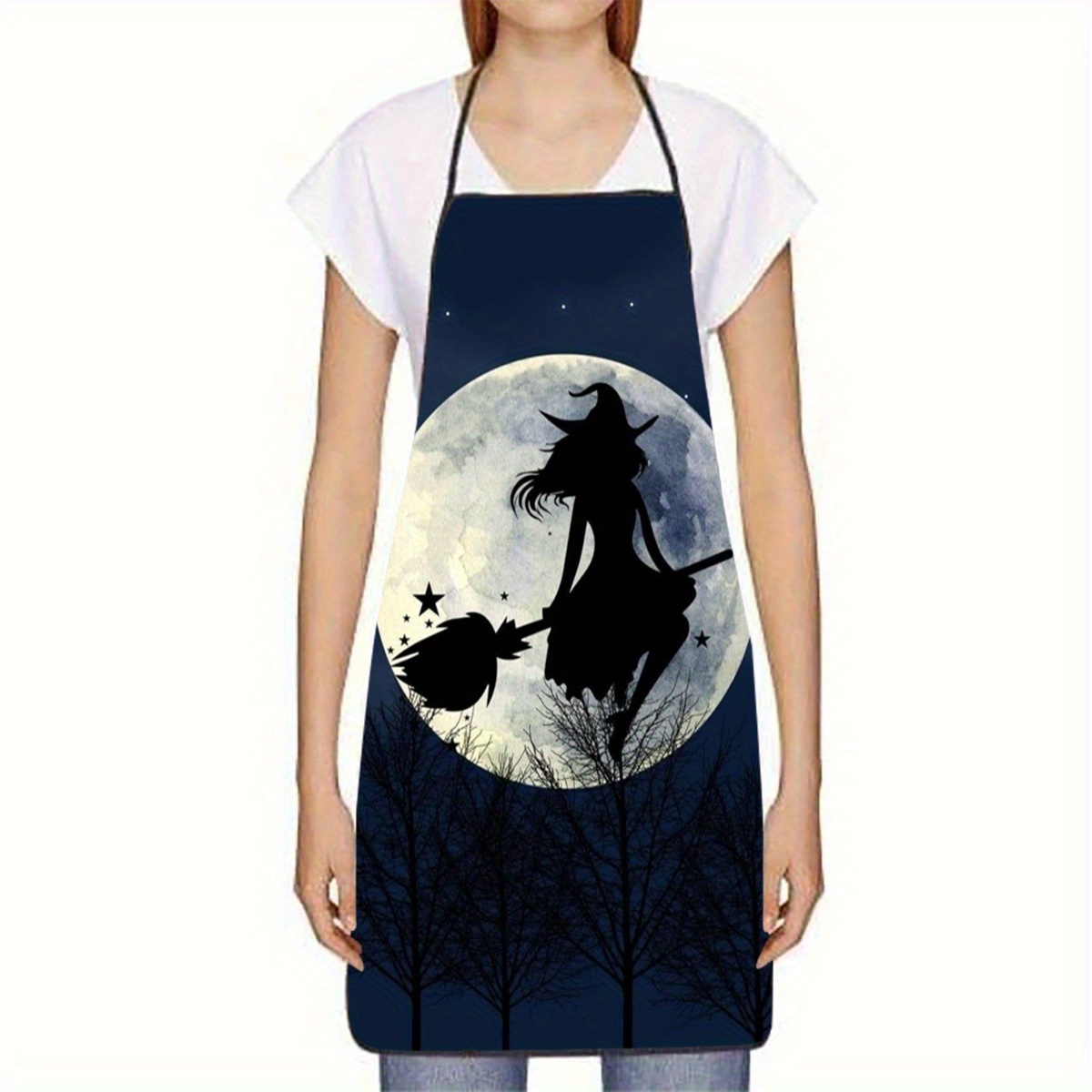 1pc Witch Riding Broom Print S - Kitchen Witch Baking recensie en prijs