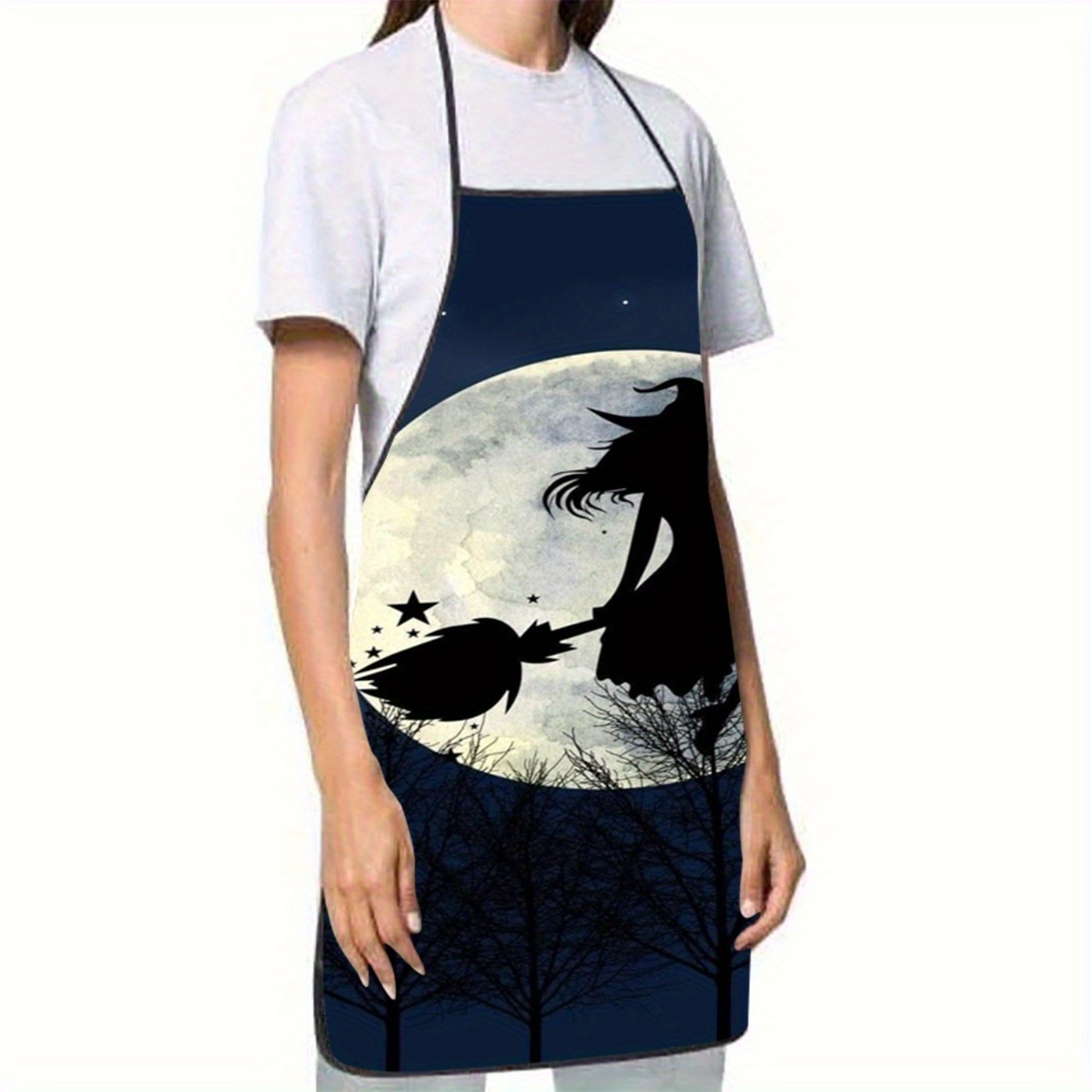 1pc Witch Riding Broom Print S - Kitchen Witch Baking recensie en prijs