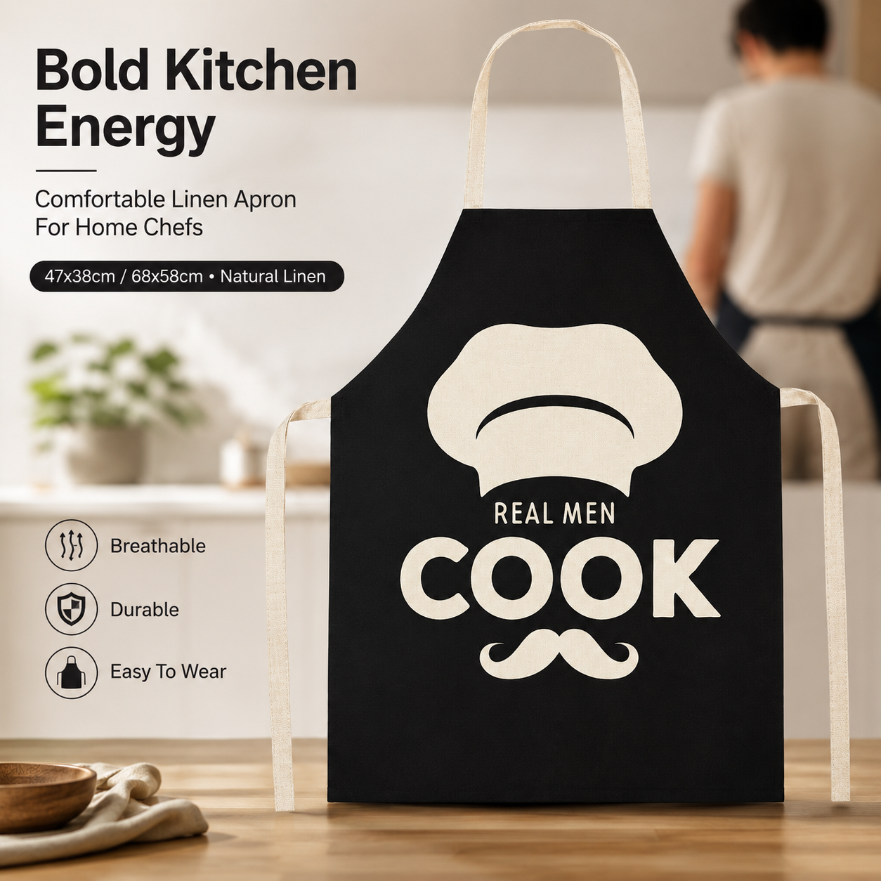 Funny Quote Letter Print Linen - Kitchen Baking Quotes recensie en prijs