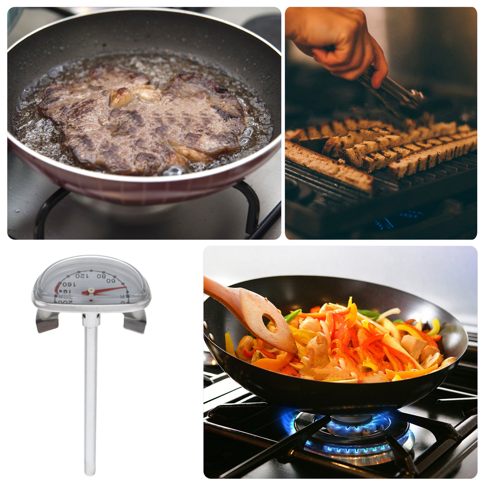 Stainless Steel Fry Thermomete - Kitchen Tools For Baking recensie en prijs