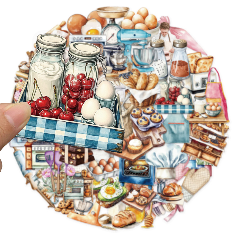 50PCS Funny Baking Stickers Tr - Kitchen Baking Ware recensie en prijs