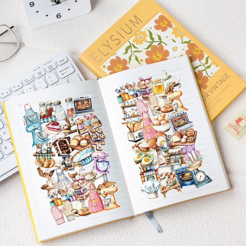 50PCS Funny Baking Stickers Tr - Kitchen Baking Ware recensie en prijs